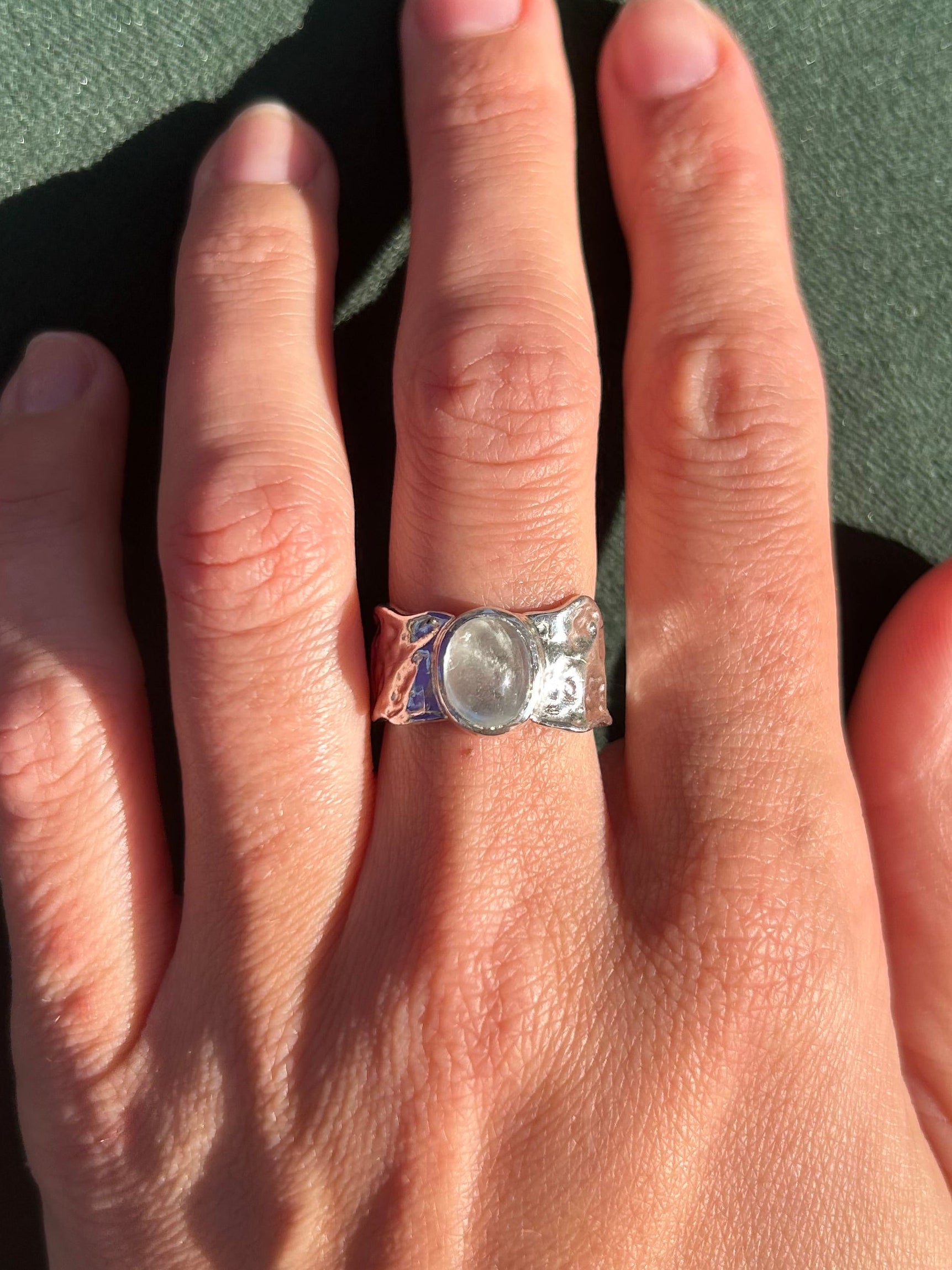 Anillo Aqua – Plata 950