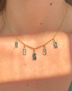 Collar Scintilla Mare – Bronce enchapado en Oro