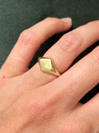 Anillo sigillium cruz - bronce