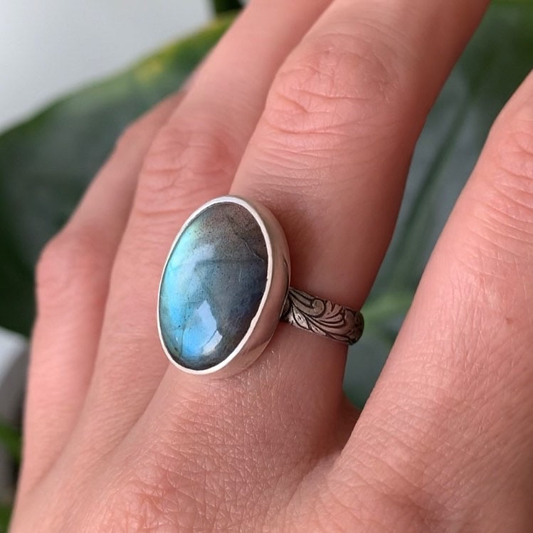 Anillo Ovale – Plata 950