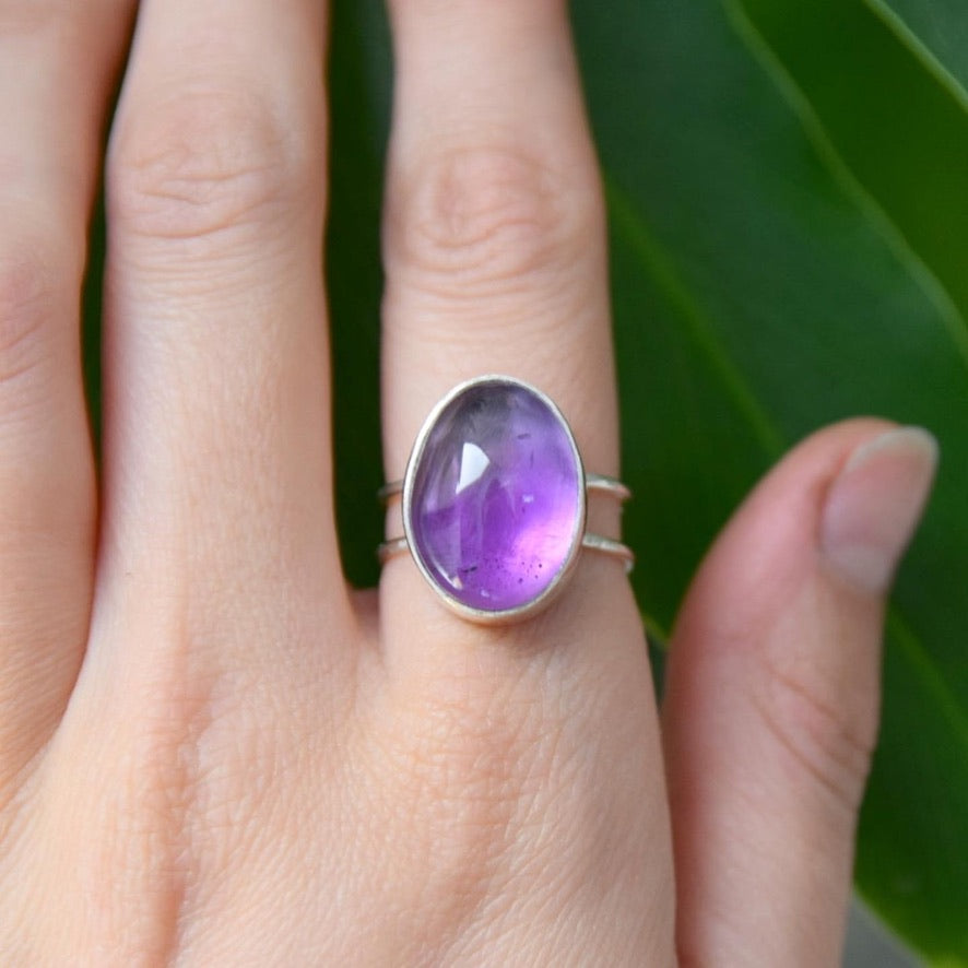 Anillo Ovale Duplici – Plata 950