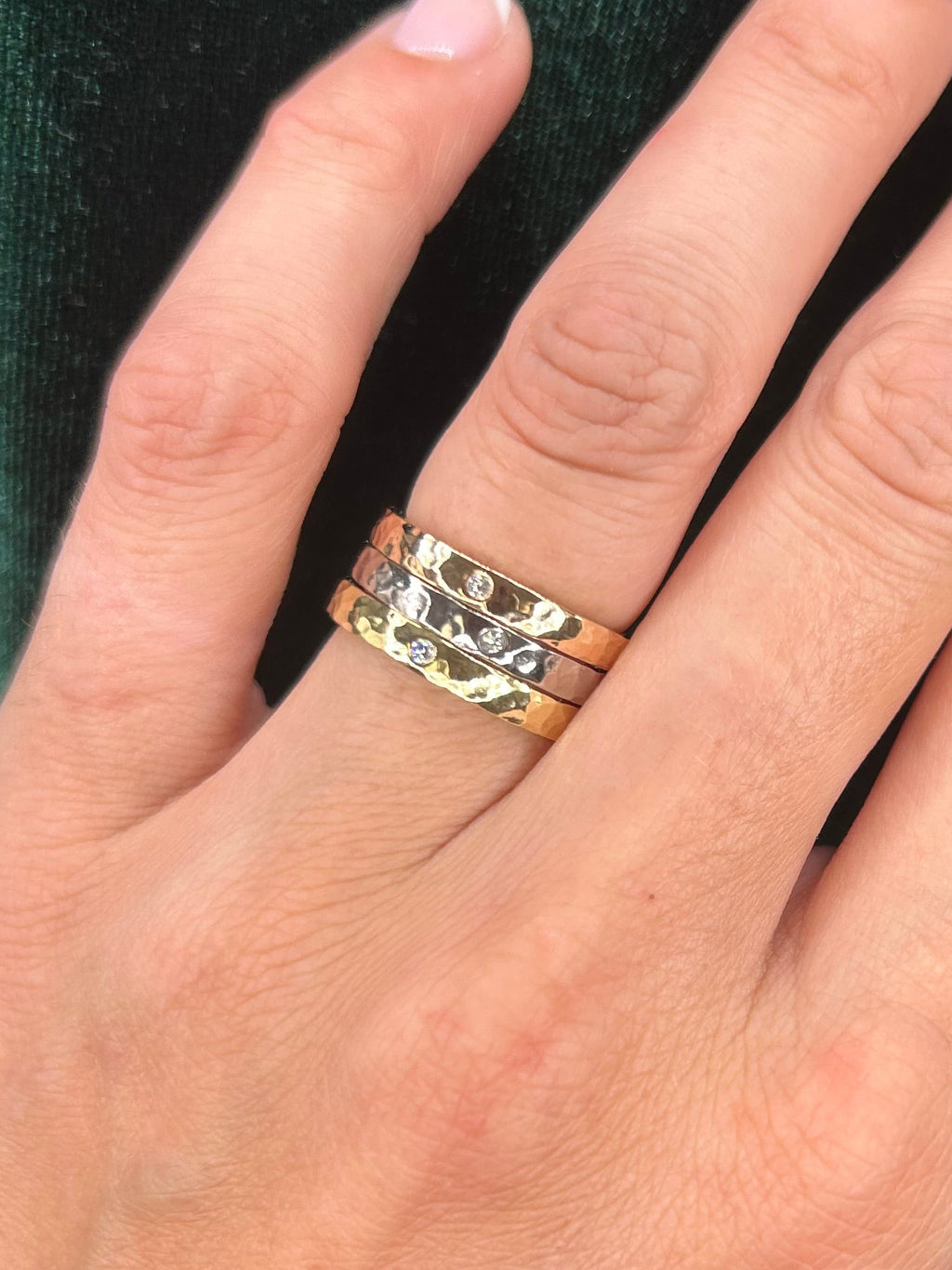 Anillo Trío Argollas Fer – Oro