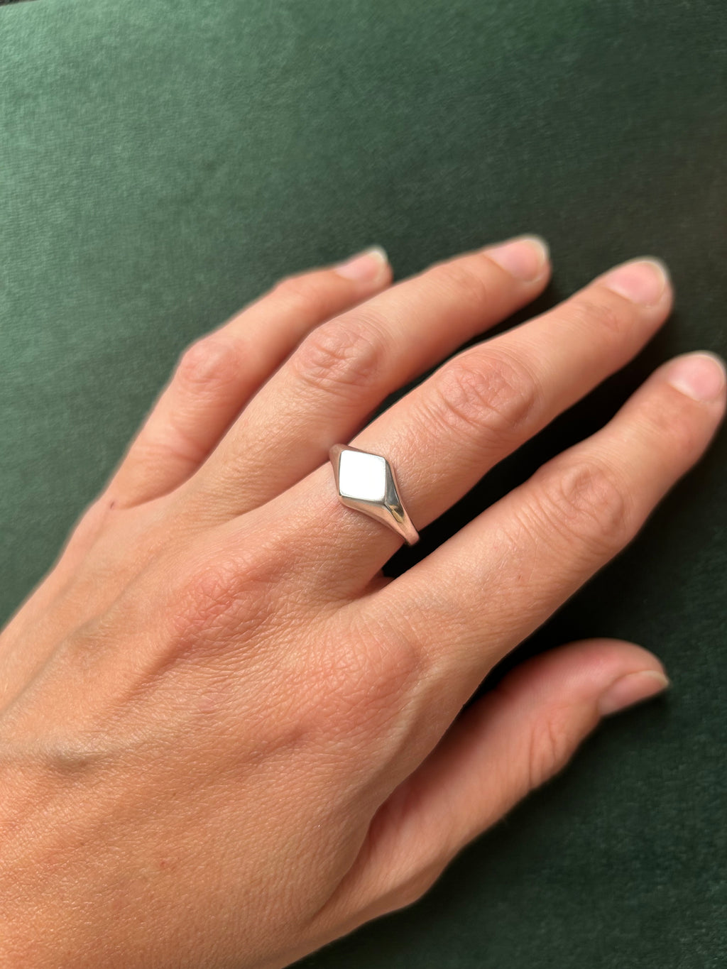 Anillo sigillium cruz - plata 950