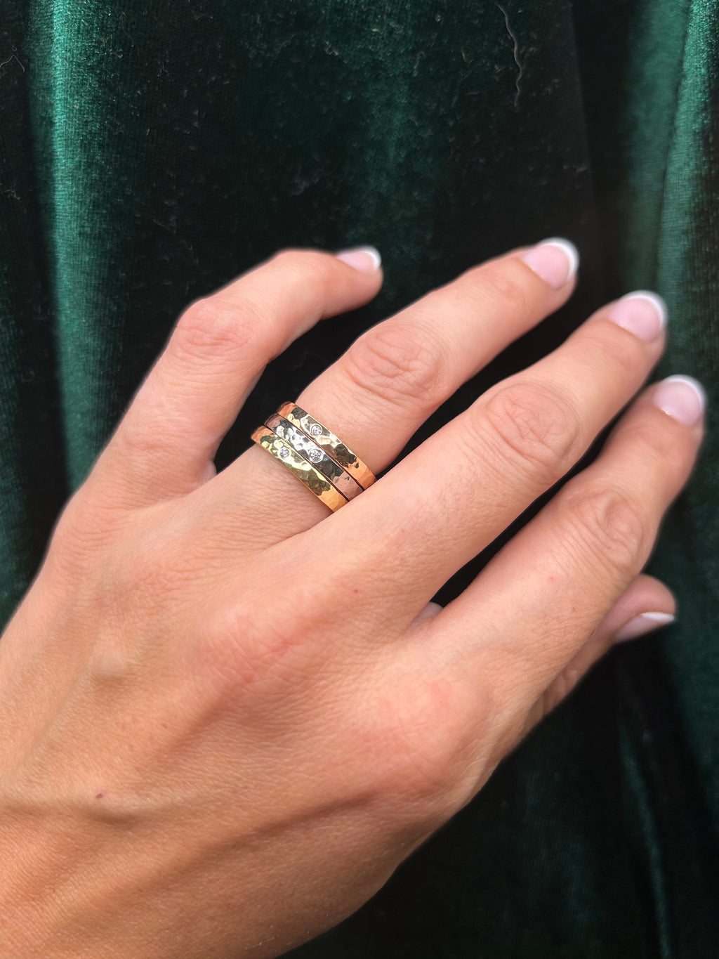 Anillo Trío Argollas Fer – Oro