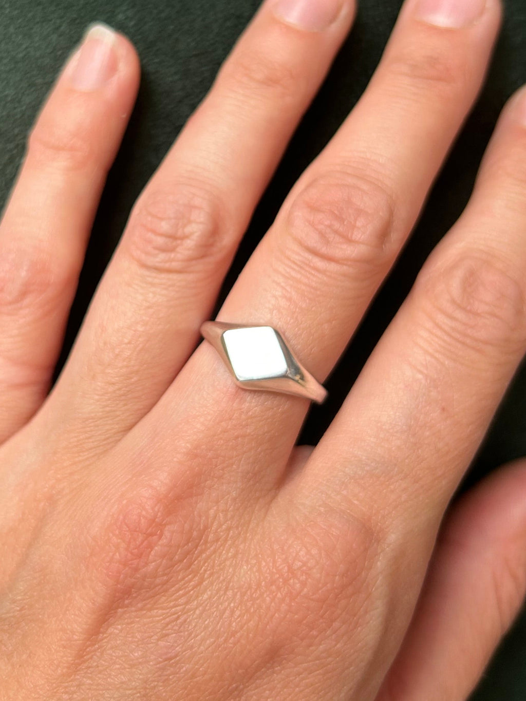 Anillo sigillium cruz - plata 950