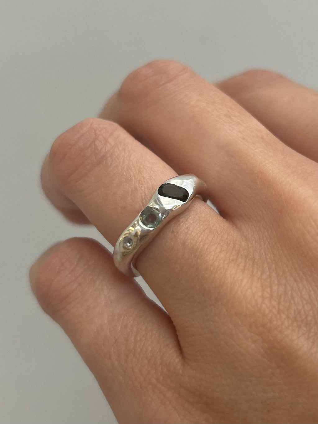 Anillo Nubes – Plata 950