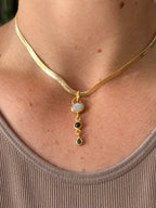 Colgante Influunt – Bronce enchapado en Oro