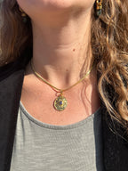 Colgante Manta – Bronce enchapado en Oro