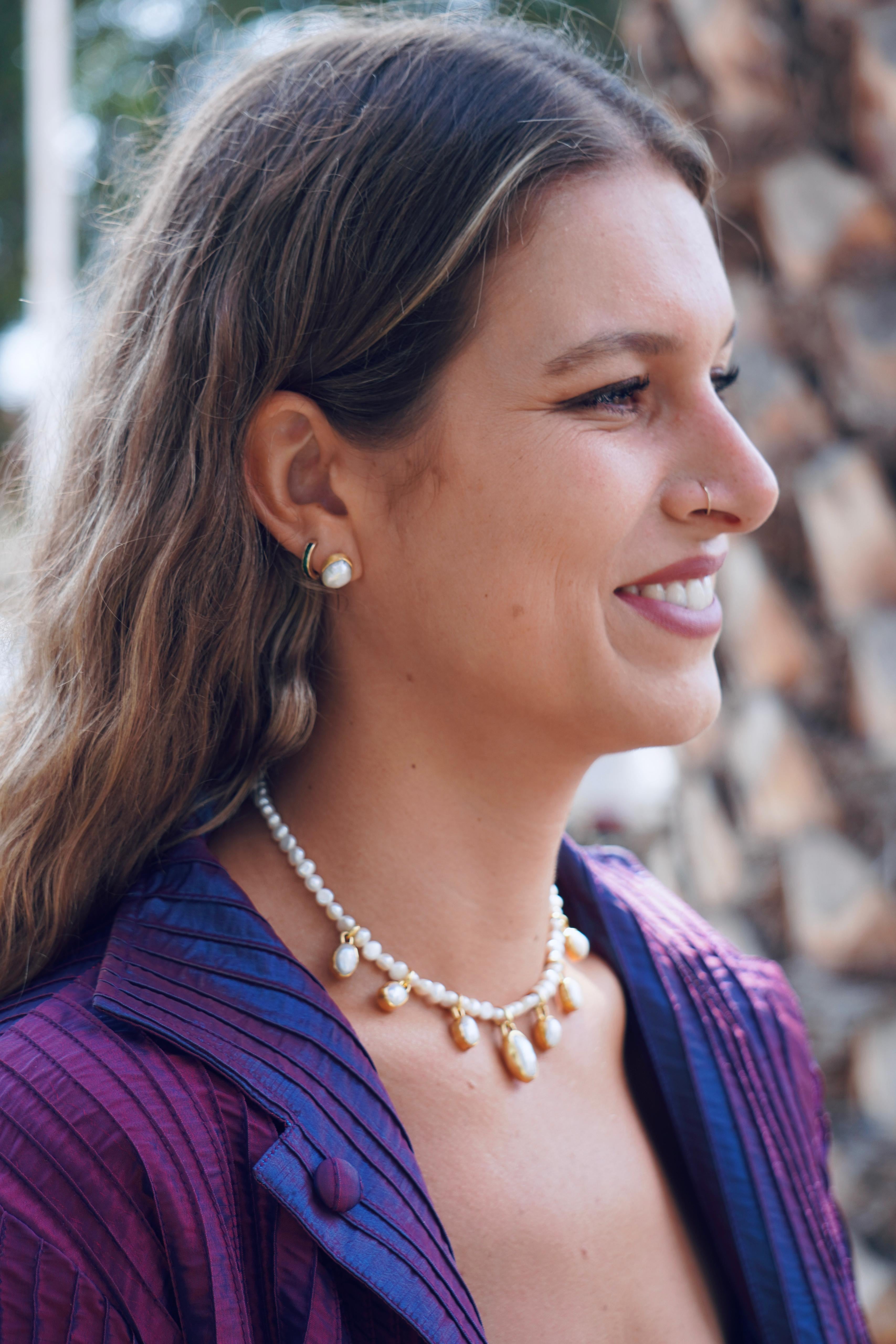 Collar Civile – Bronce enchapado en Oro