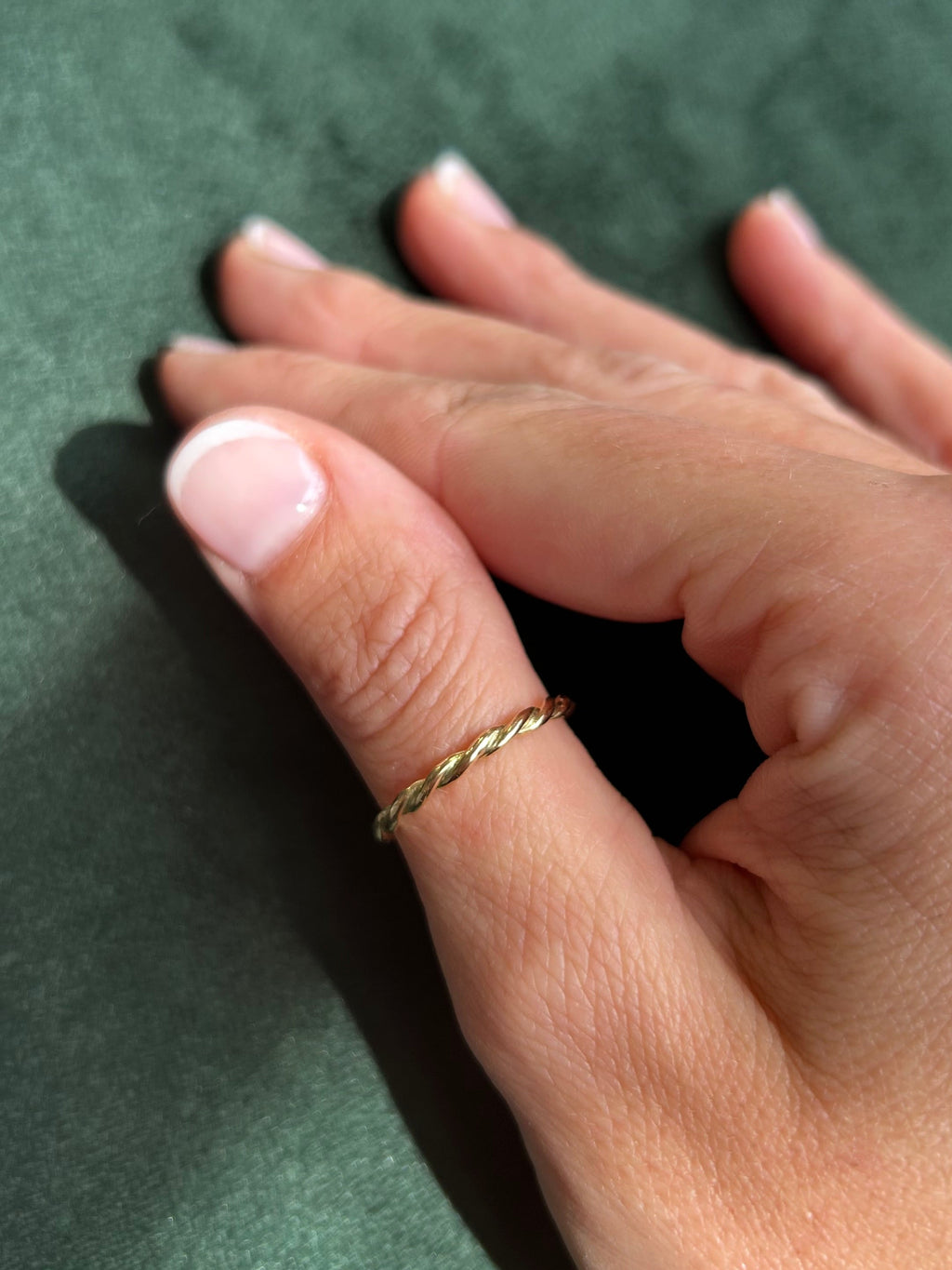 Anillo Claudia Trenzado – Oro