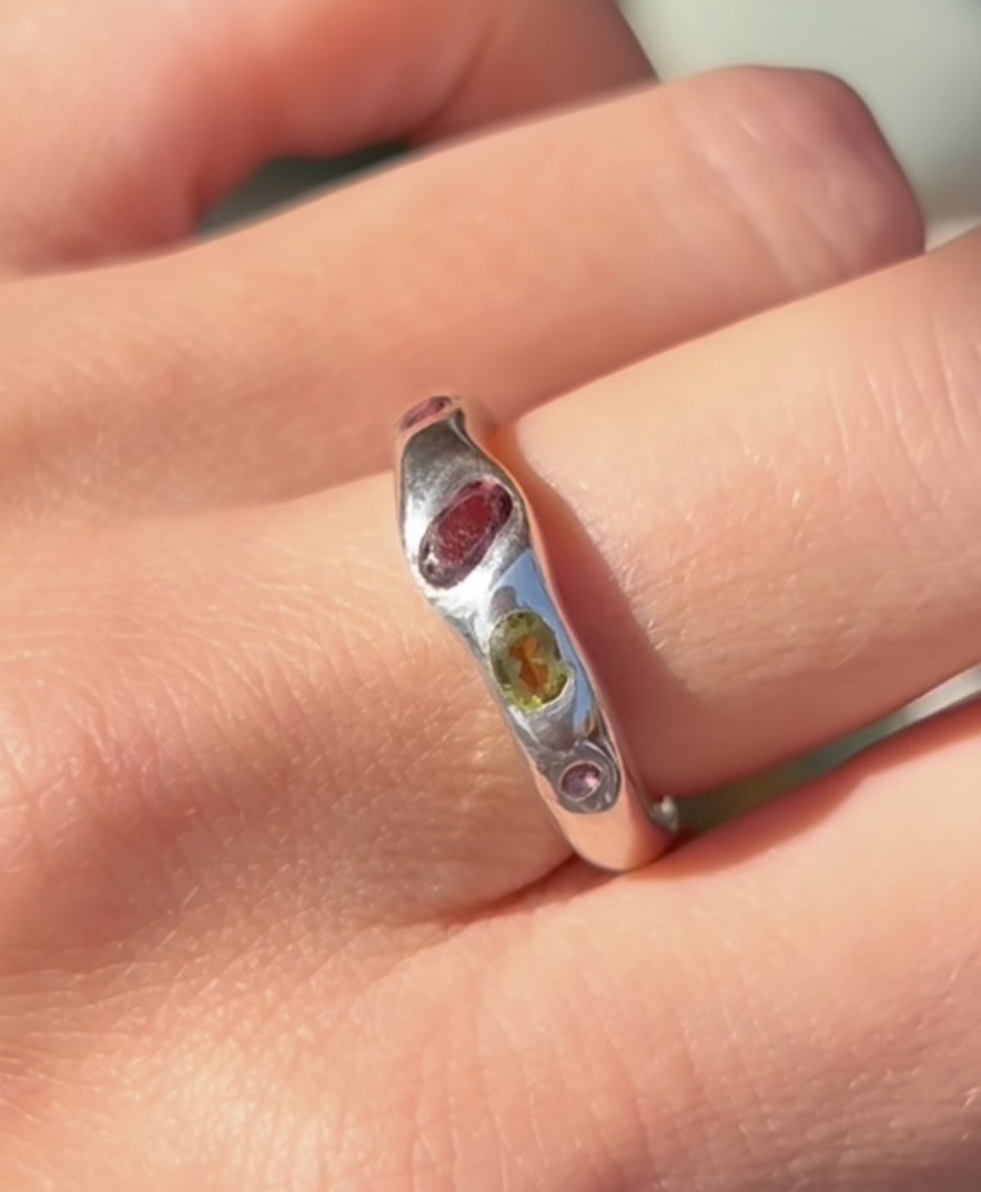 Anillo Nubes – Plata 950