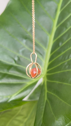 Colgante Flor y Colores – Oro