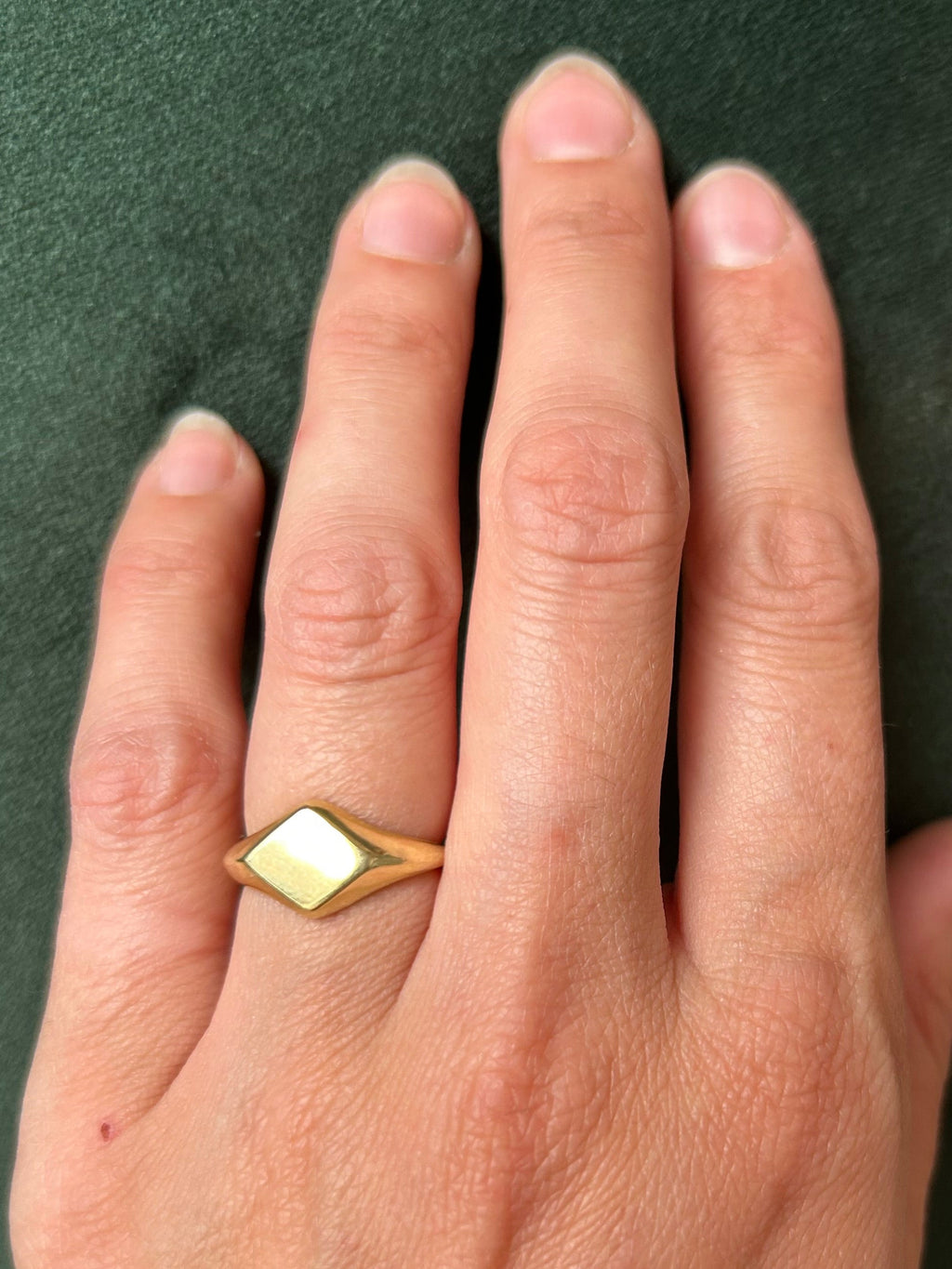 Anillo sigillium cruz - bronce