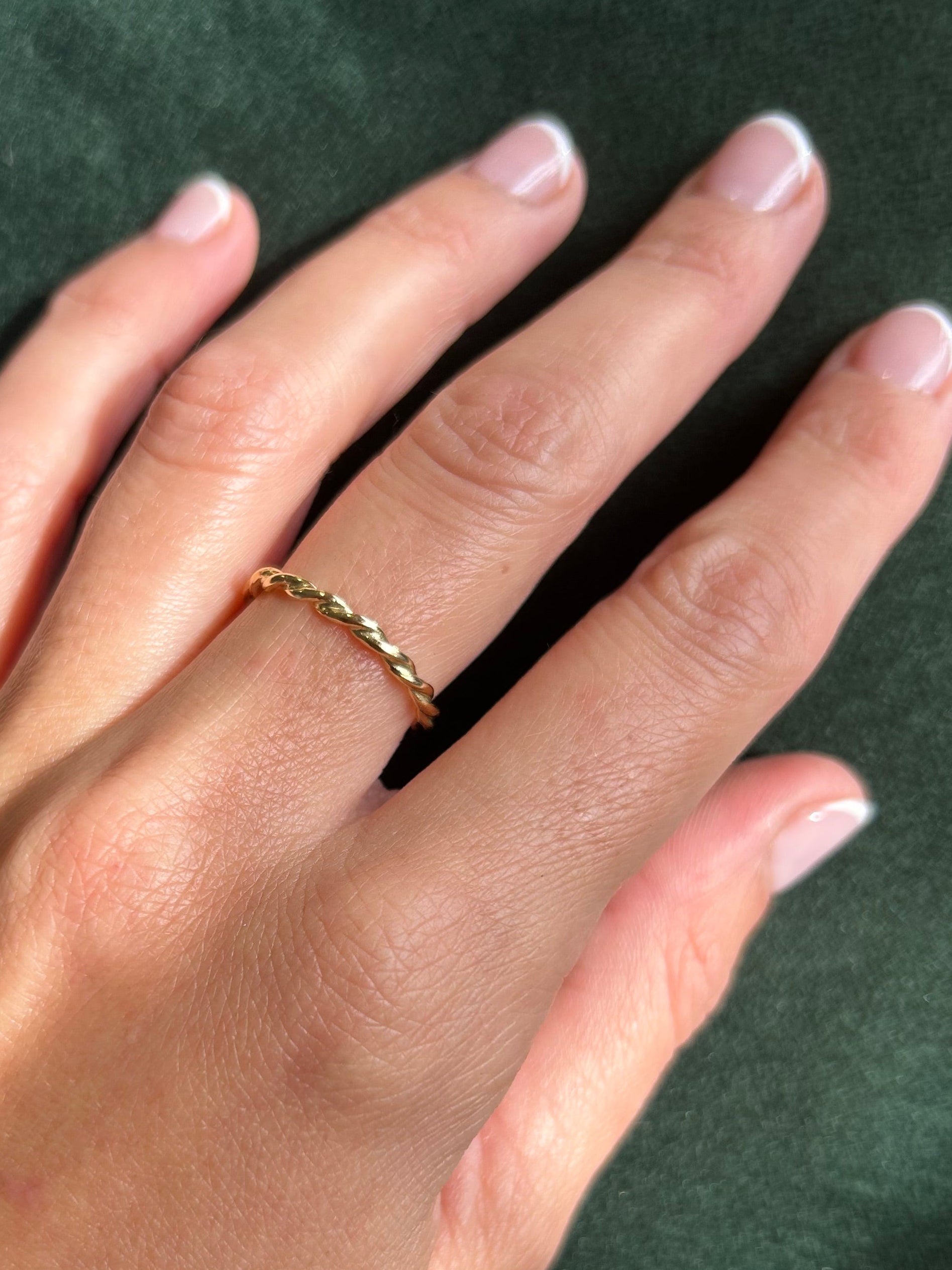 Anillo Claudia Trenzado – Oro