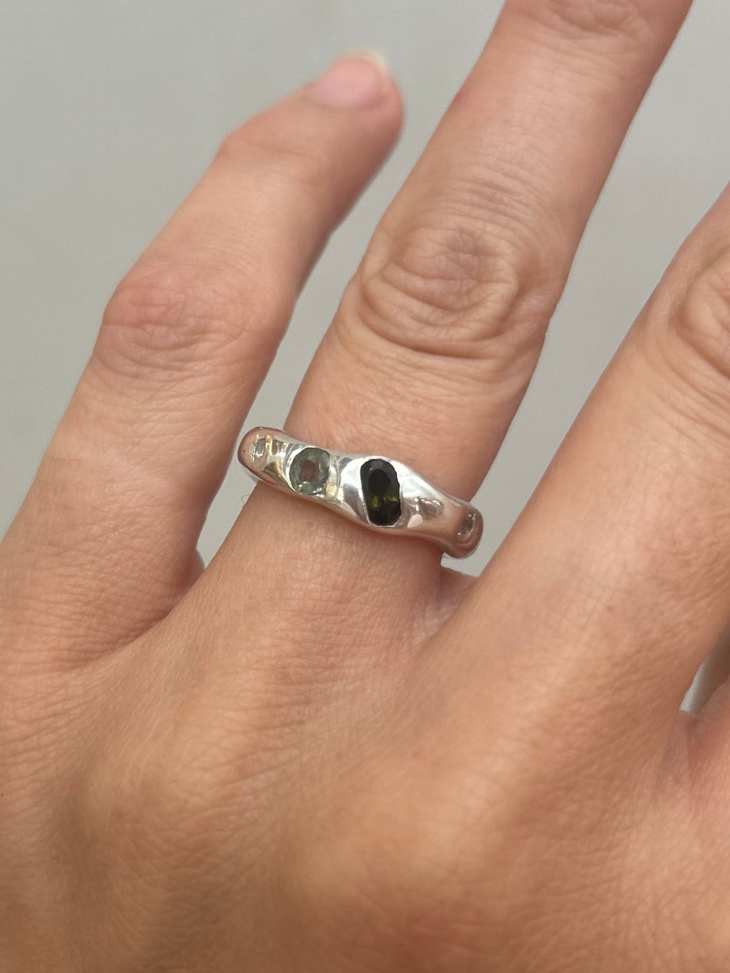 Anillo Nubes – Plata 950