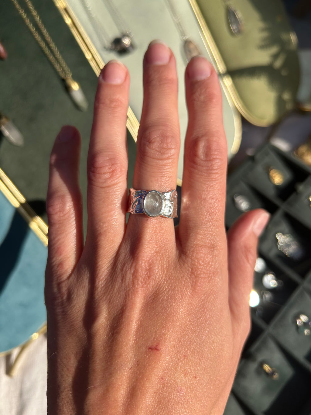 Anillo Aqua – Plata 950