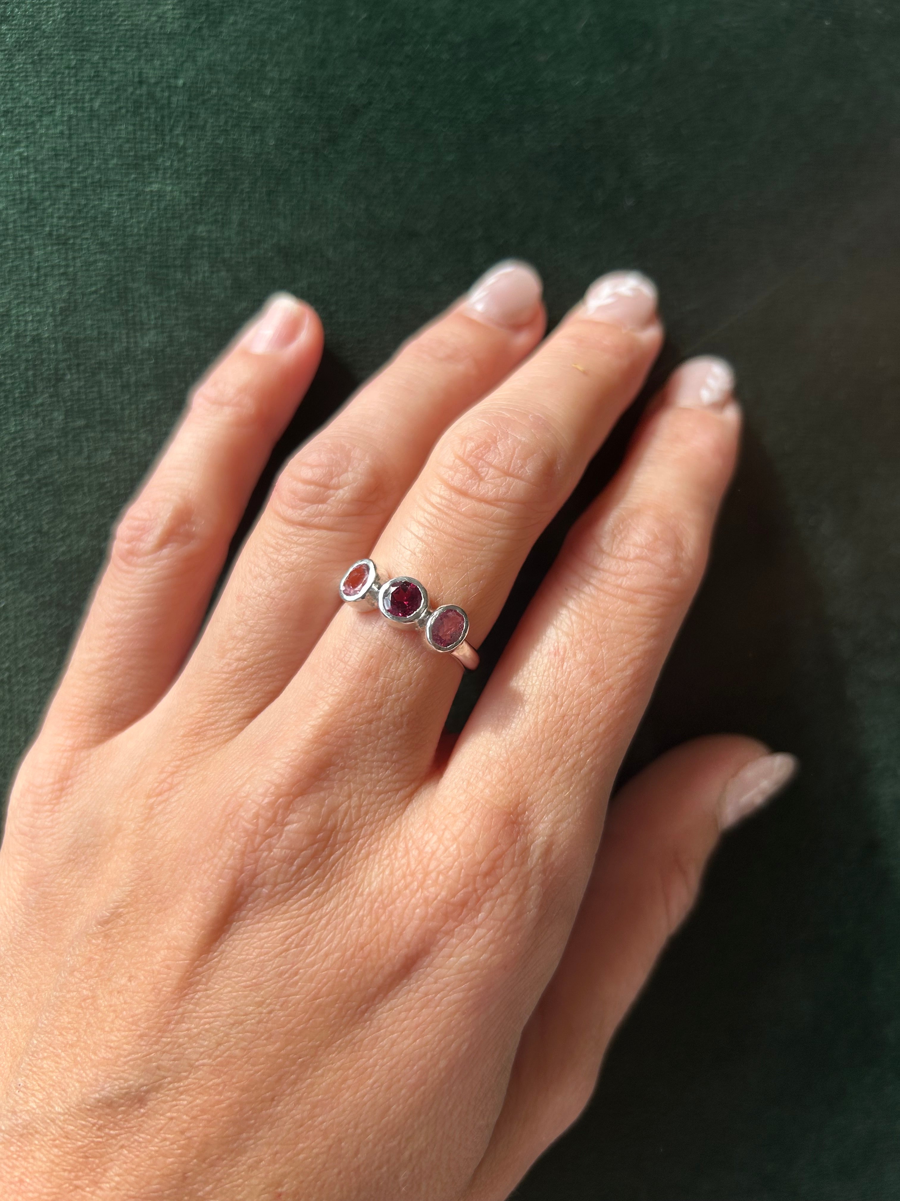 Anillo Triplum – Plata 950