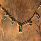 Collar Scintilla – Bronce enchapado en Oro