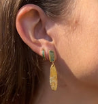 Aros Folias – Bronce enchapado en Oro