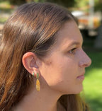 Aros Folias – Bronce enchapado en Oro