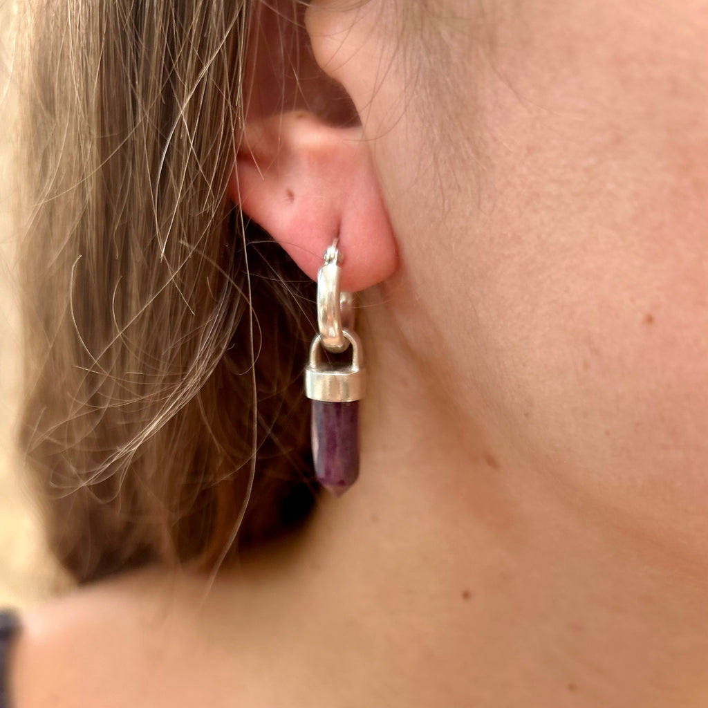 Aros Radix Rubí – Plata 950