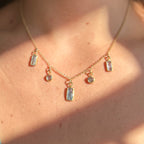 Collar Scintilla – Bronce enchapado en Oro