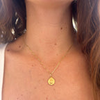 Colgante Fortuna – Bronce enchapado en Oro