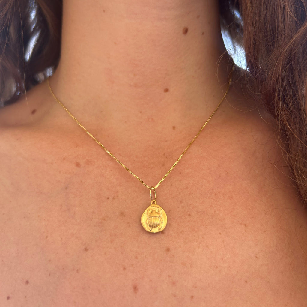 Colgante Fortuna – Bronce enchapado en Oro