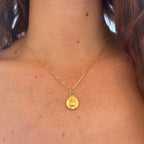 Colgante Fortuna – Bronce enchapado en Oro