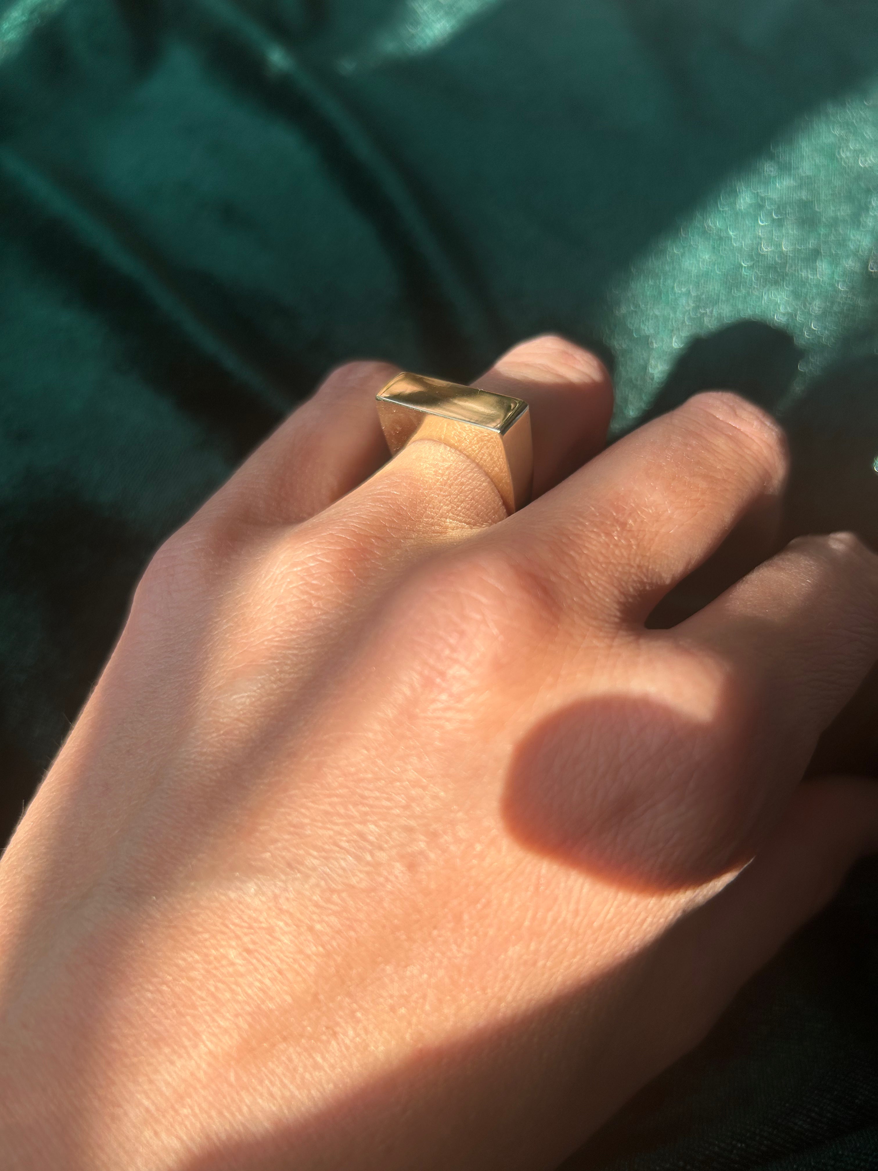 Anillo Sigillium Recto – Bronce