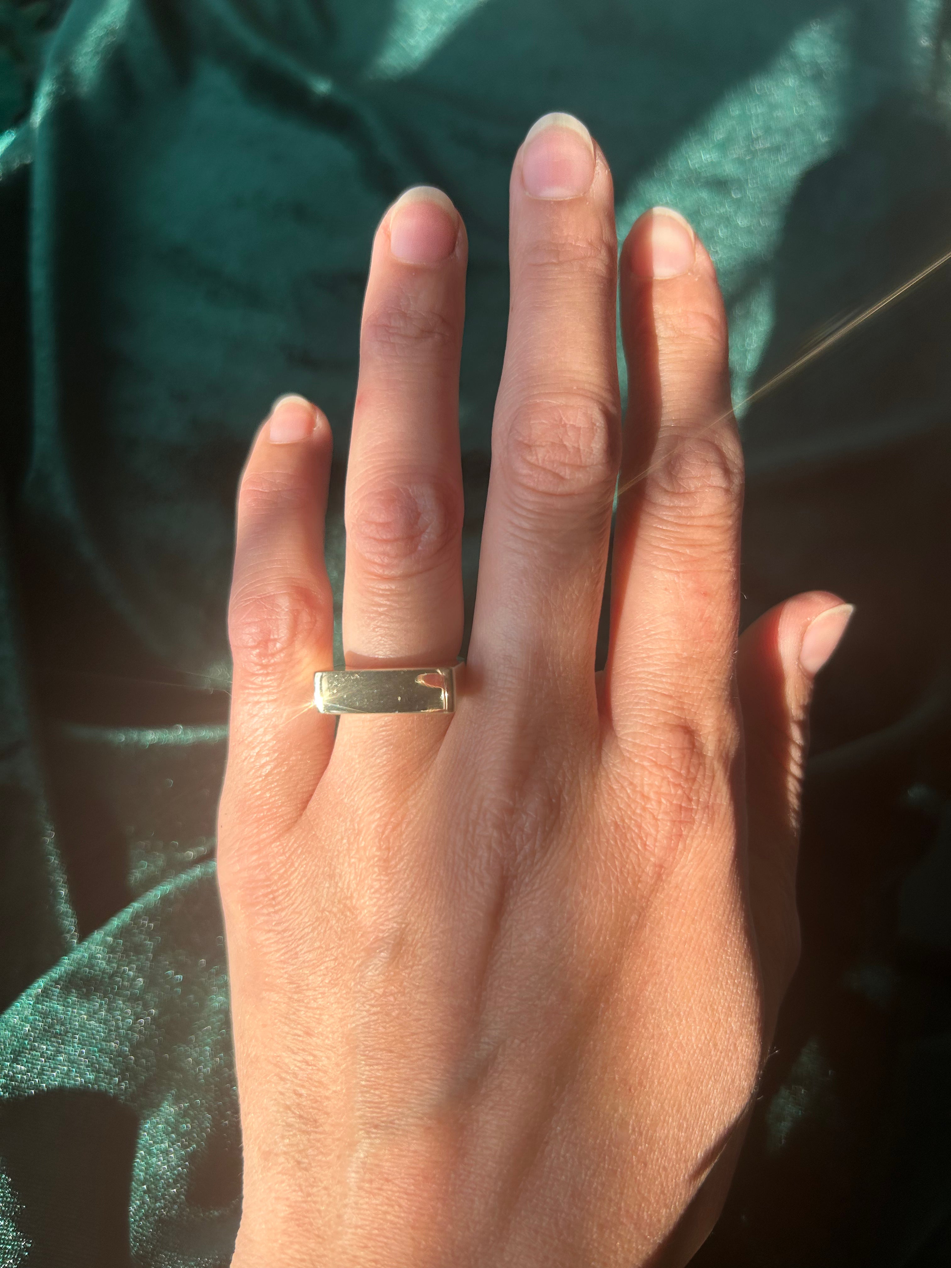 Anillo Sigillium Recto – Bronce