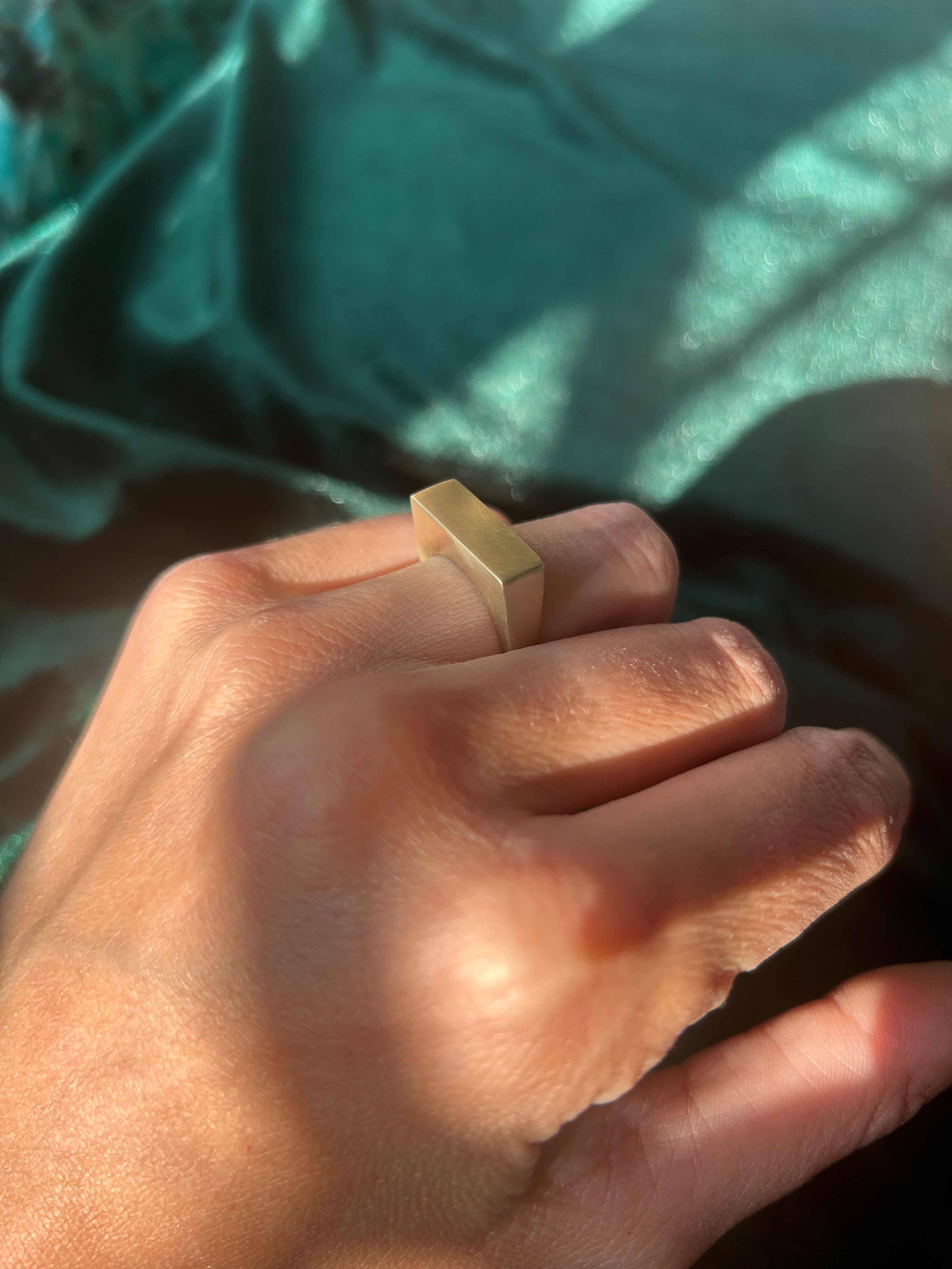 Anillo Sigillium Recto – Bronce