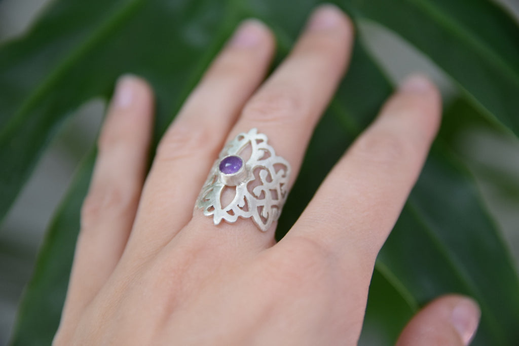 Anillo Abu – Plata 950