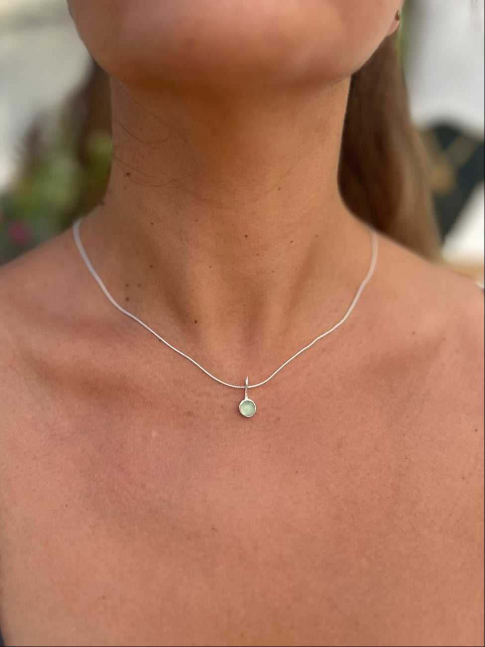 Colgante Punto de Luz – Plata 950