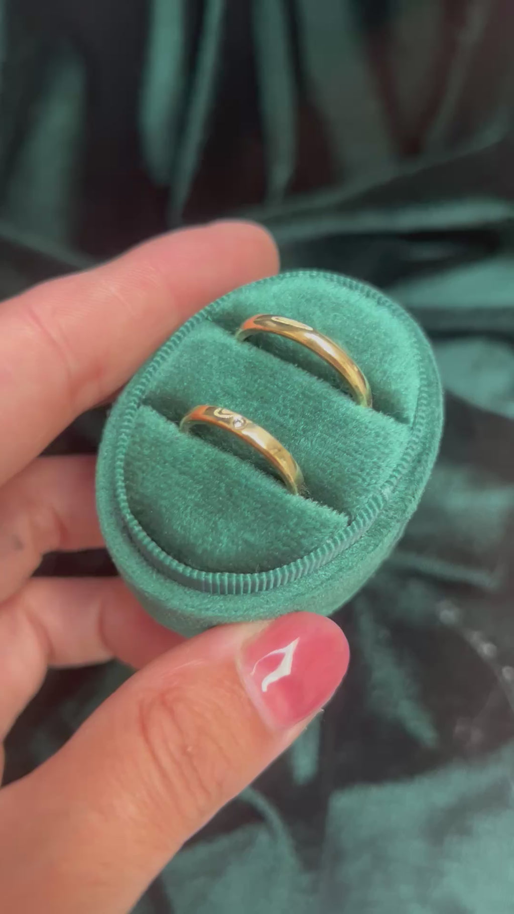 Argollas Camila y Pablo – Oro 18K