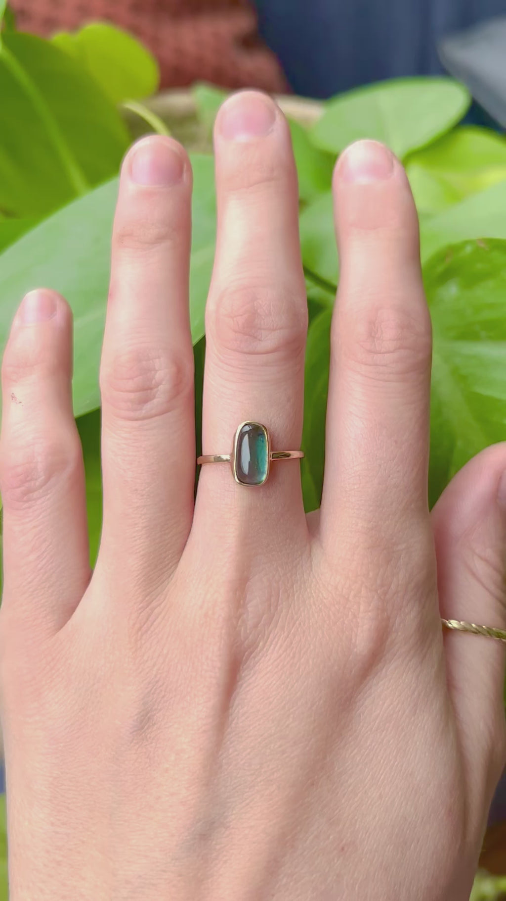 Anillo Turmalina – Oro