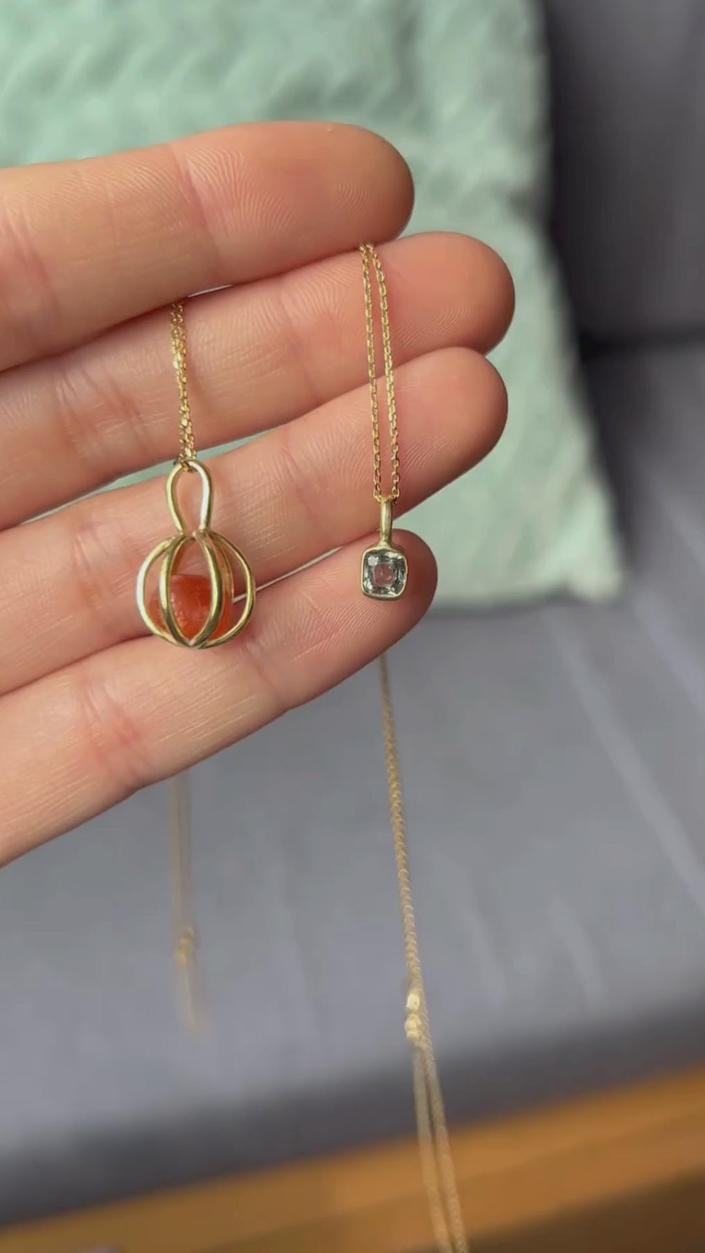 Colgante Flor y Colores – Oro