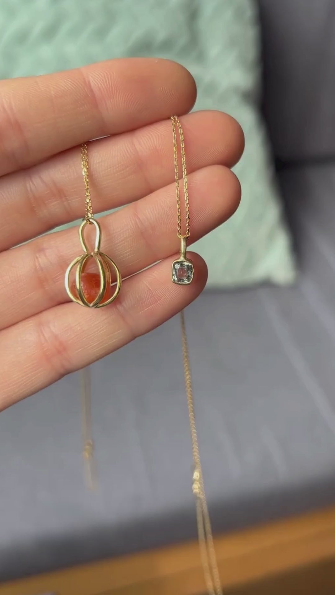 Colgante Flor y Colores – Oro