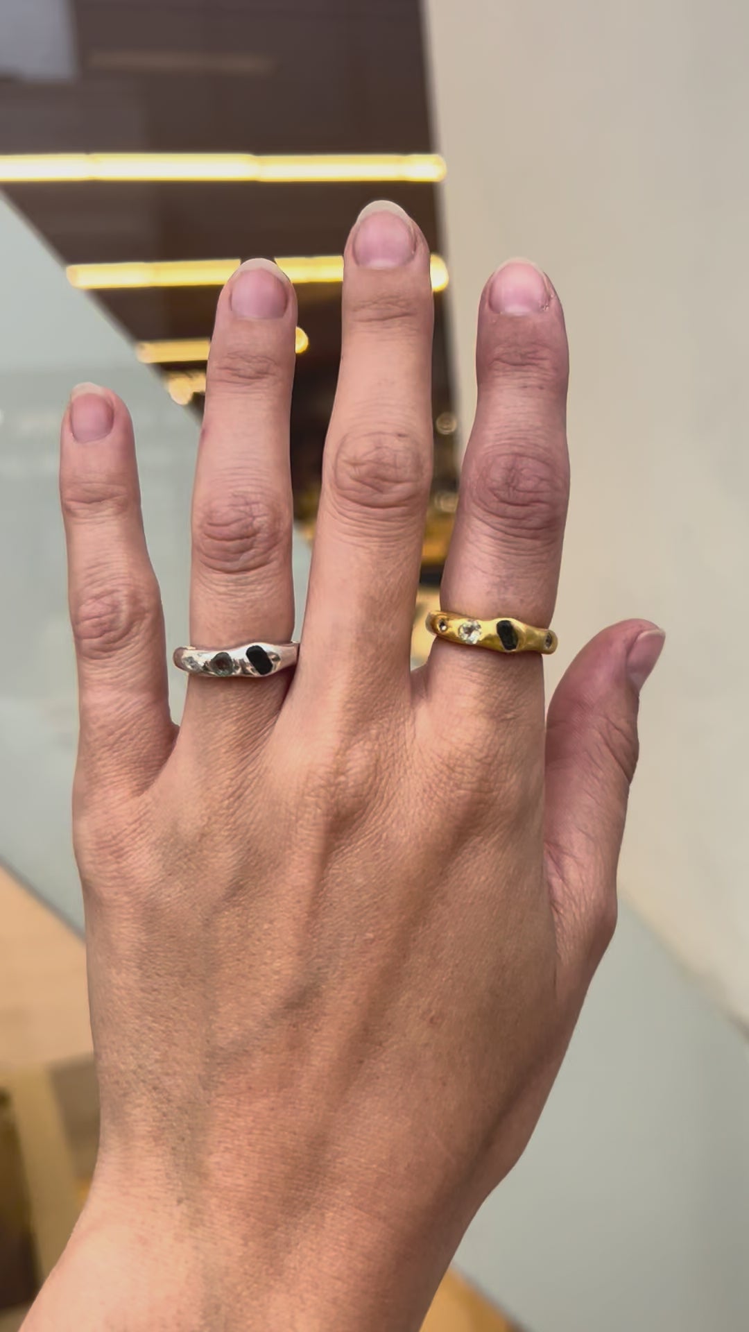 Anillo Nubes – Plata 950