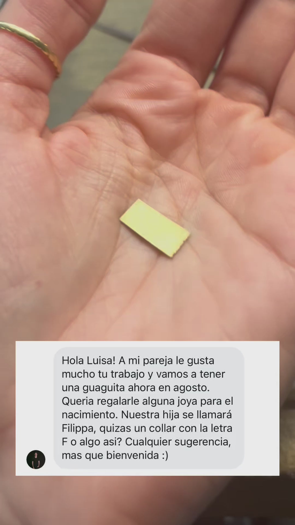 Colgante Fillipa – Oro